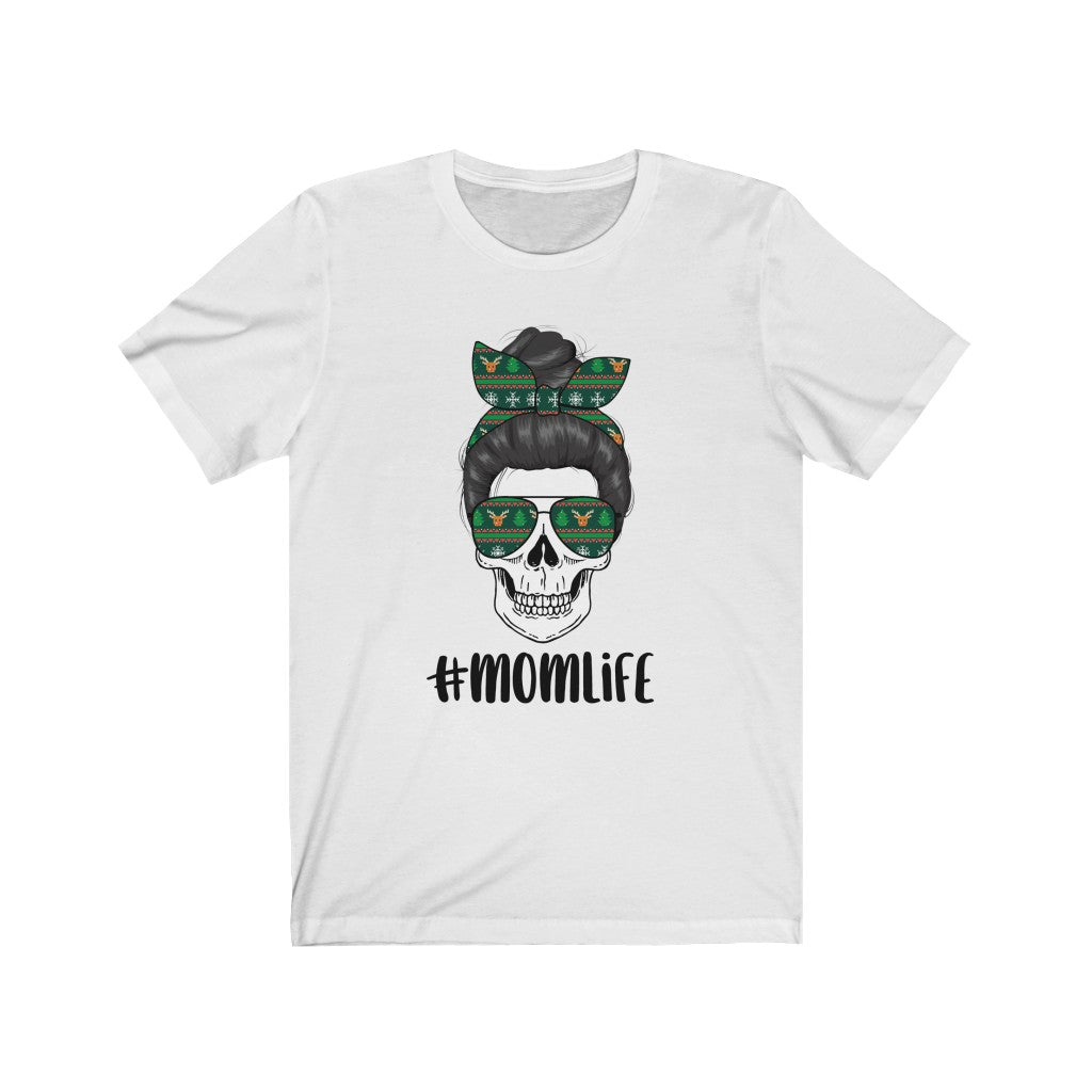 #MomLife Christmas Skull - Women's Tee