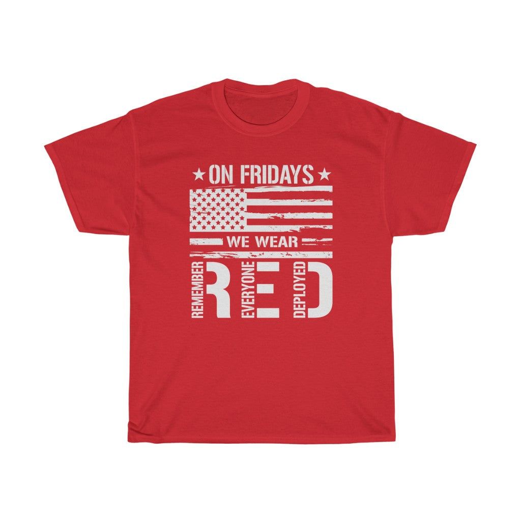 On Fridays We Wear R.E.D - T-Shirts