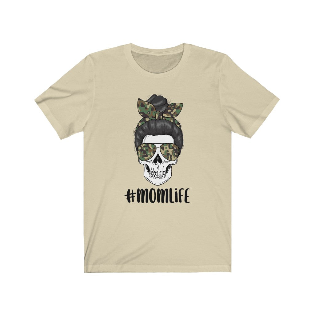 #MomLife Camo Skull - Women's Tee