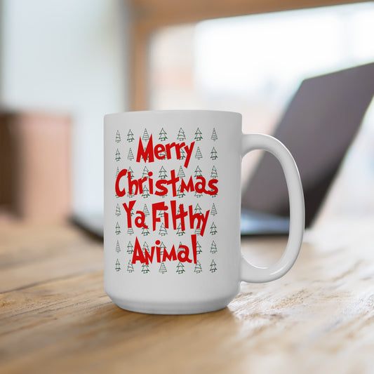 Merry Christmas Ya Filthy Animal - Mug 15oz