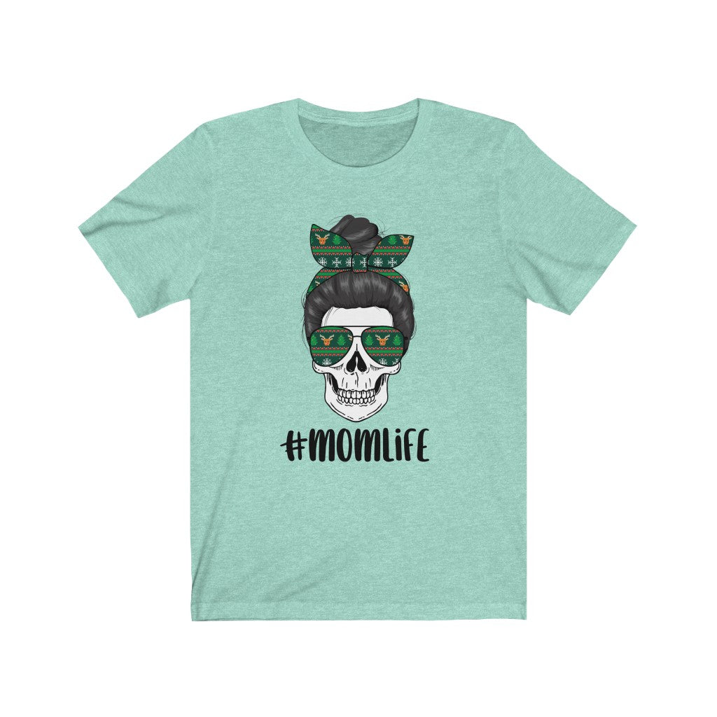 #MomLife Christmas Skull - Women's Tee