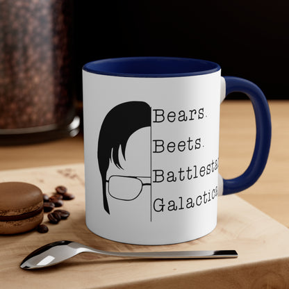 Bears. Beets. Battlestar Galactica. - Mug