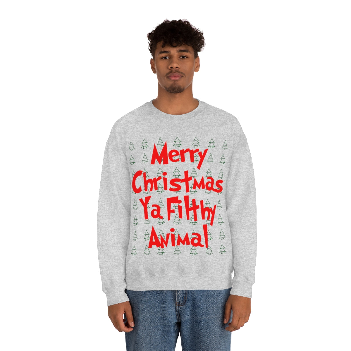 Merry Christmas Ya Filthy Animal - Crewneck Sweatshirt